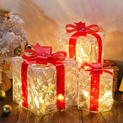 Light-Up Presents - LED Gift Box Christmas Light Decoration-Grace Aura