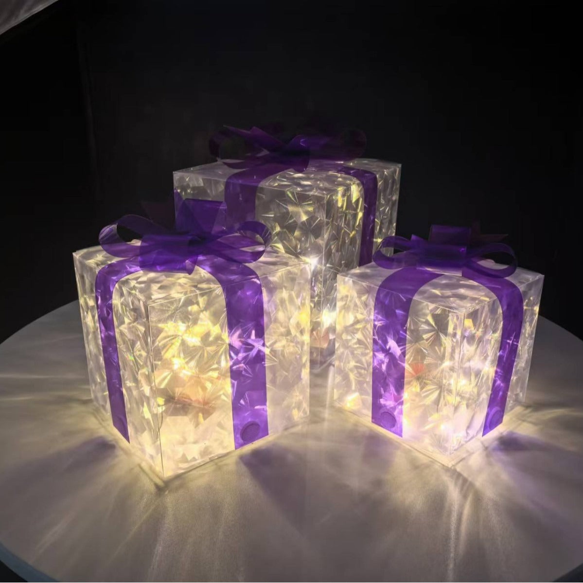 Light-Up Presents - LED Gift Box Christmas Light Decoration-Grace Aura