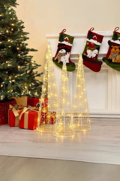Lighted Cone - Outdoor LED Cone Christmas Tree Decoration-Grace Aura