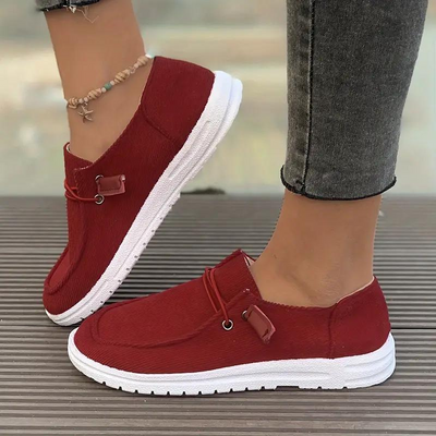 Loafers, Slip On, Lightweight, Women's Shoes, Canvas Shoes-Grace Aura