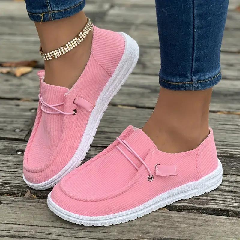 Loafers, Slip On, Lightweight, Women's Shoes, Canvas Shoes-Grace Aura