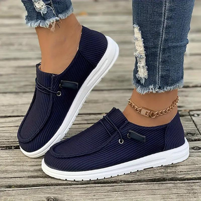 Loafers, Slip On, Lightweight, Women's Shoes, Canvas Shoes-Grace Aura