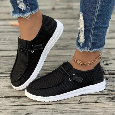 Loafers, Slip On, Lightweight, Women's Shoes, Canvas Shoes-Grace Aura