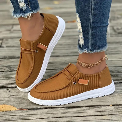 Loafers, Slip On, Lightweight, Women's Shoes, Canvas Shoes-Grace Aura