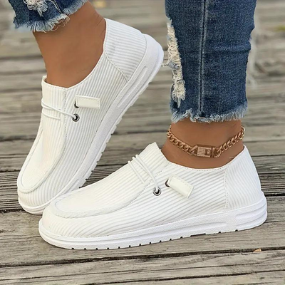 Loafers, Slip On, Lightweight, Women's Shoes, Canvas Shoes-Grace Aura
