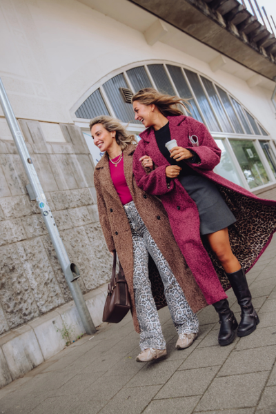 Long Coat - Women's Double Breasted Teddy Coat for Autumn and Winter-Grace Aura