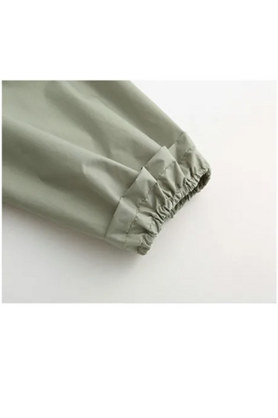 Long Raincoat | Hooded | Drawstring Waist | Rain Jacket | Ladies Long Waterproof Coat-Grace Aura