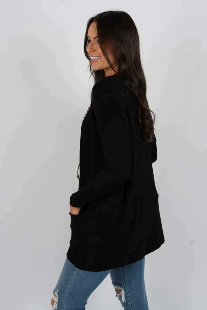 Long Sweater | Loose Fit | Pockets | Oversized Jumper | Women's Knitwear-Grace Aura
