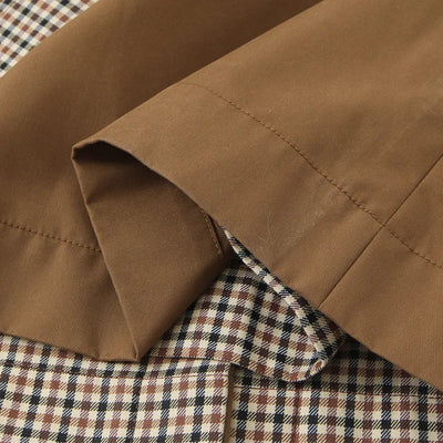 Long Trench Coat - Women's Single Breasted Oversized Trench Coat-Grace Aura