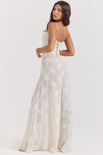 Maxi Dress | Elegant | Sleeveless | Corset Dress | Maxi Sundress-Grace Aura