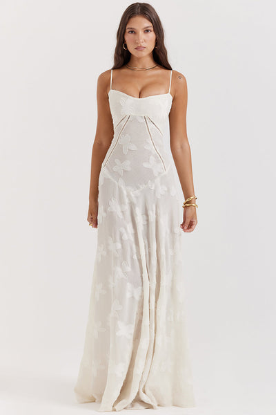 Maxi Dress | Elegant | Sleeveless | Corset Dress | Maxi Sundress-Grace Aura