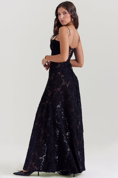 Maxi Dress | Elegant | Sleeveless | Corset Dress | Maxi Sundress-Grace Aura