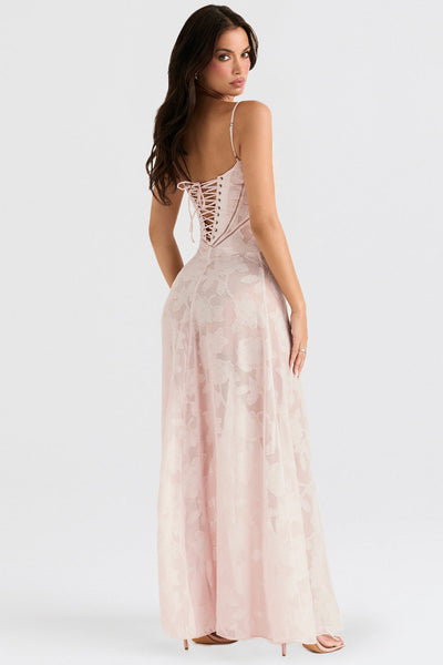 Maxi Dress | Elegant | Sleeveless | Corset Dress | Maxi Sundress-Grace Aura