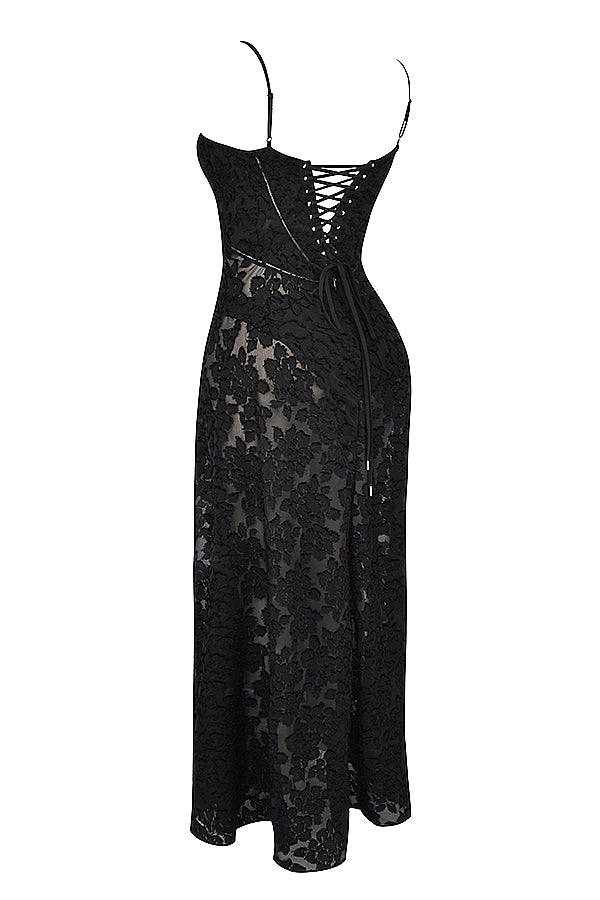 Maxi Dress | Elegant | Sleeveless | Corset Dress | Maxi Sundress-Grace Aura