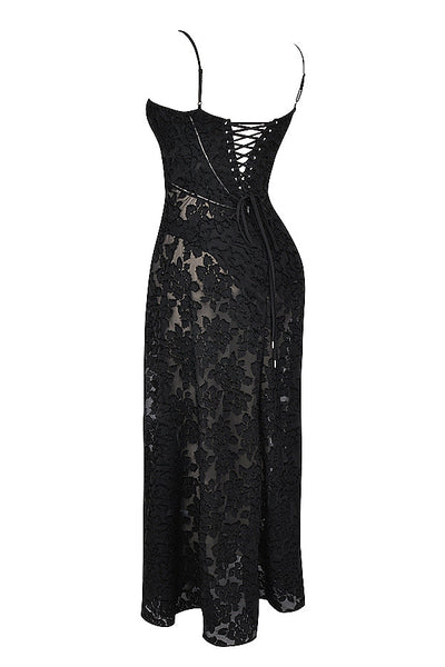 Maxi Dress | Elegant | Sleeveless | Corset Dress | Maxi Sundress-Grace Aura