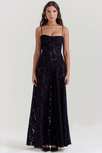 Maxi Dress | Elegant | Sleeveless | Corset Dress | Maxi Sundress-Grace Aura