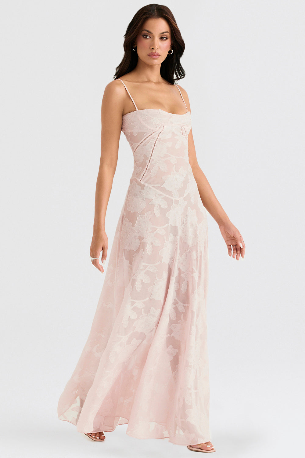 Maxi Dress | Elegant | Sleeveless | Corset Dress | Maxi Sundress-Grace Aura