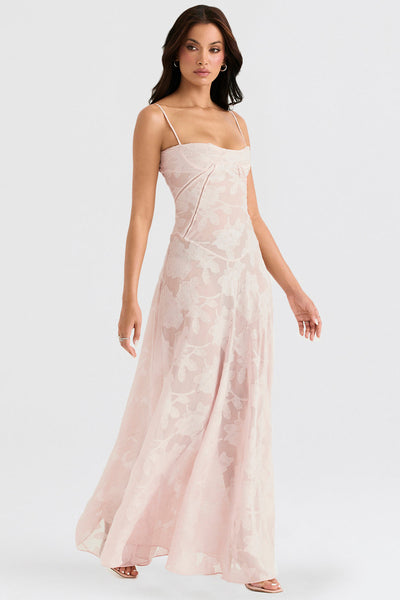 Maxi Dress | Elegant | Sleeveless | Corset Dress | Maxi Sundress-Grace Aura