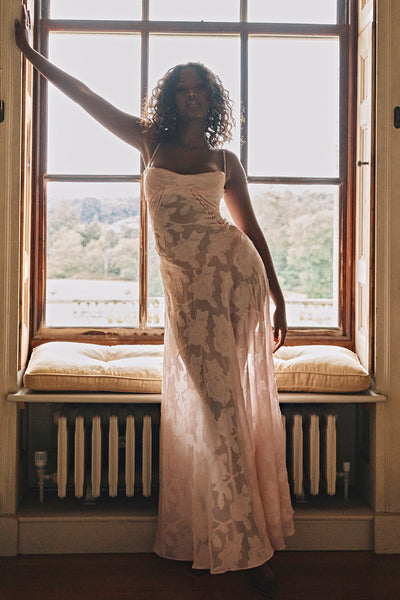 Maxi Dress | Elegant | Sleeveless | Corset Dress | Maxi Sundress-Grace Aura