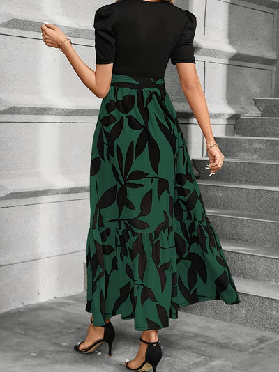 Maxi Dress | Short Sleeve | Tie Waist | Maxi Sundress | Summer Dress-Grace Aura