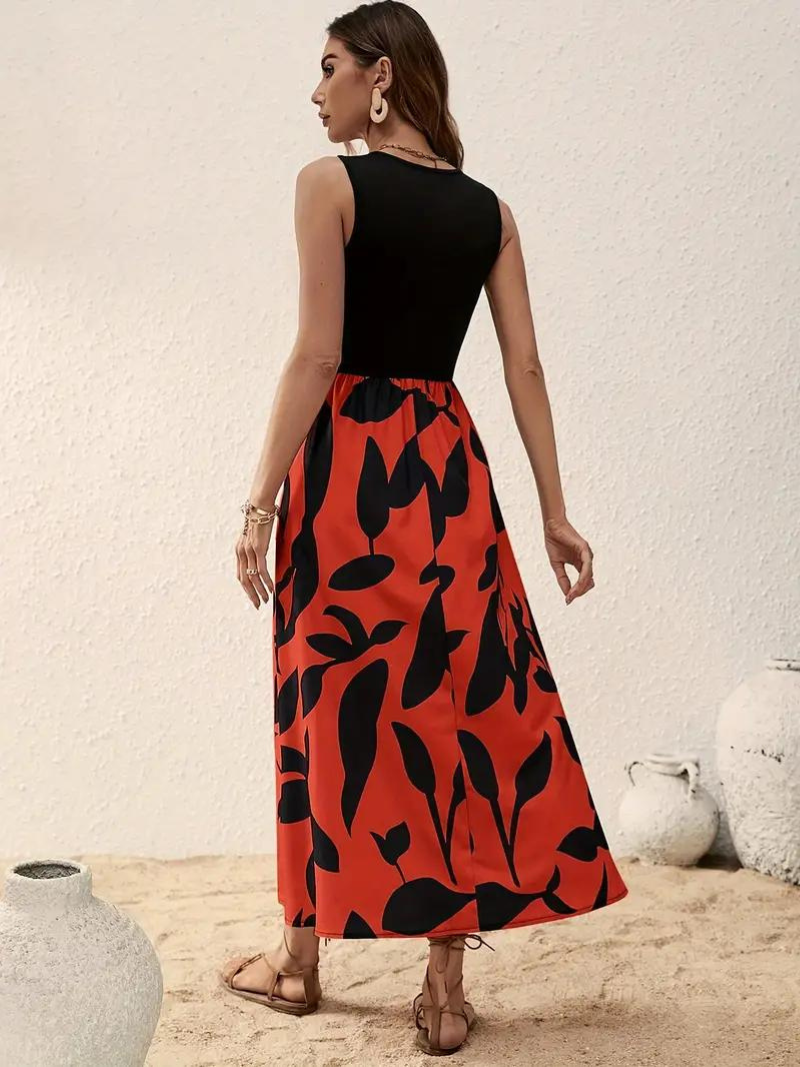 Maxi Dress - Sleeveless - Flowy - Summer Dress - Maxi Sundress-Grace Aura