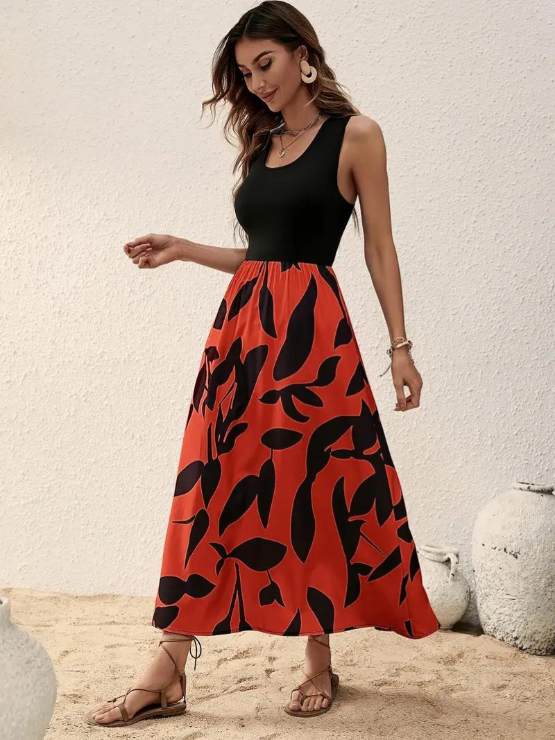 Maxi Dress - Sleeveless - Flowy - Summer Dress - Maxi Sundress-Grace Aura