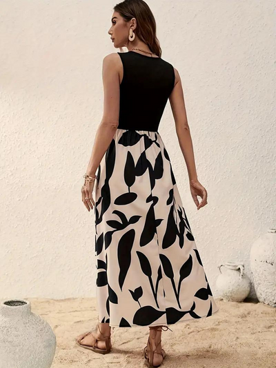 Maxi Dress - Sleeveless - Flowy - Summer Dress - Maxi Sundress-Grace Aura