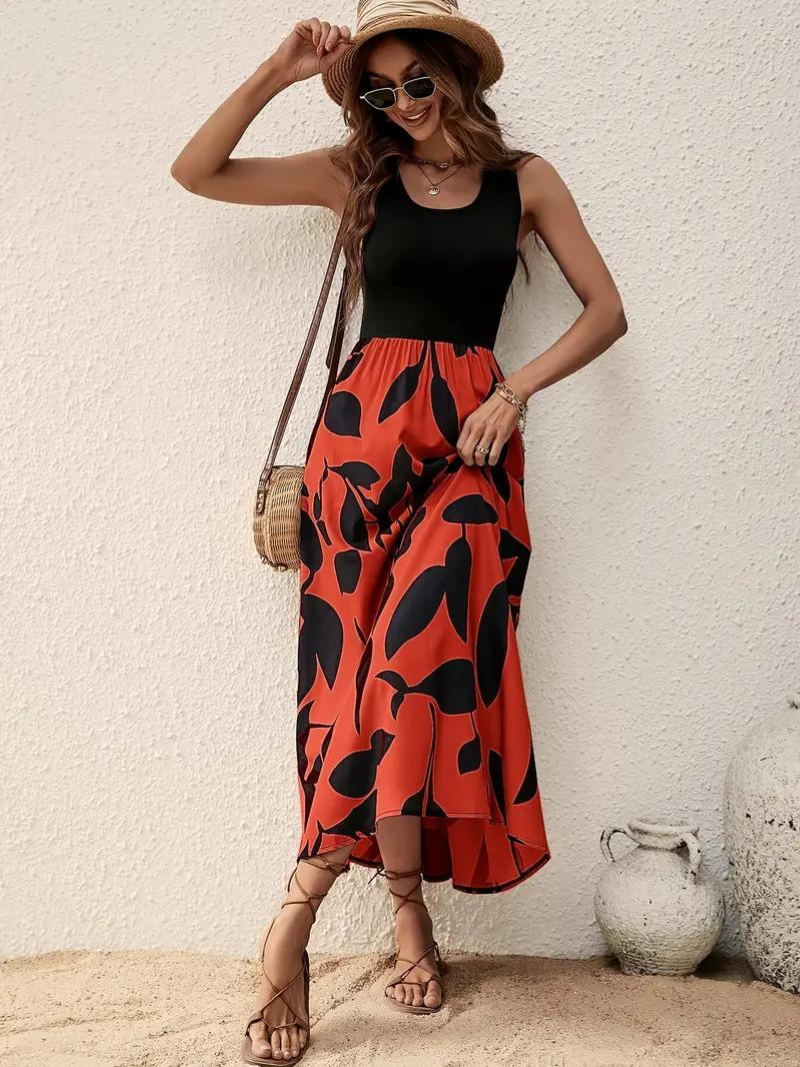 Maxi Dress - Sleeveless - Flowy - Summer Dress - Maxi Sundress-Grace Aura