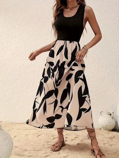 Maxi Dress - Sleeveless - Flowy - Summer Dress - Maxi Sundress-Grace Aura