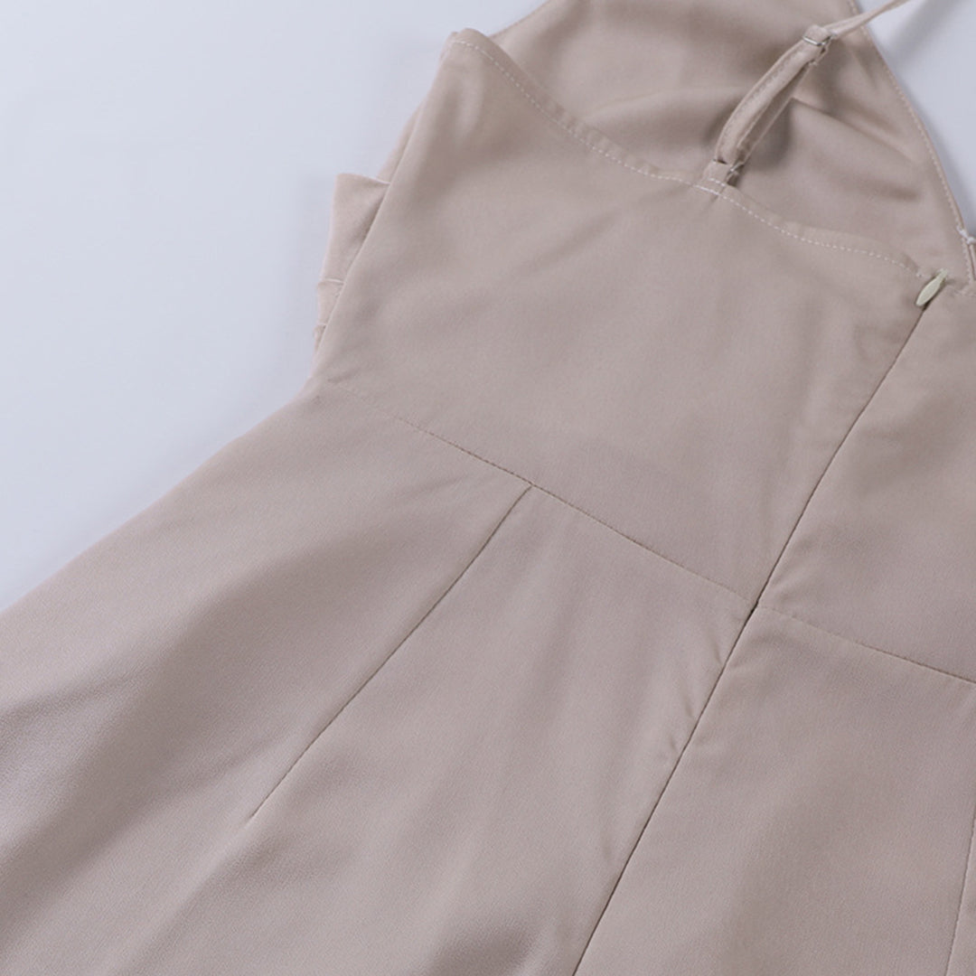 Maxi Dress - Slit - Sleeveless - Elegant Dress - Cocktail Dress-Grace Aura