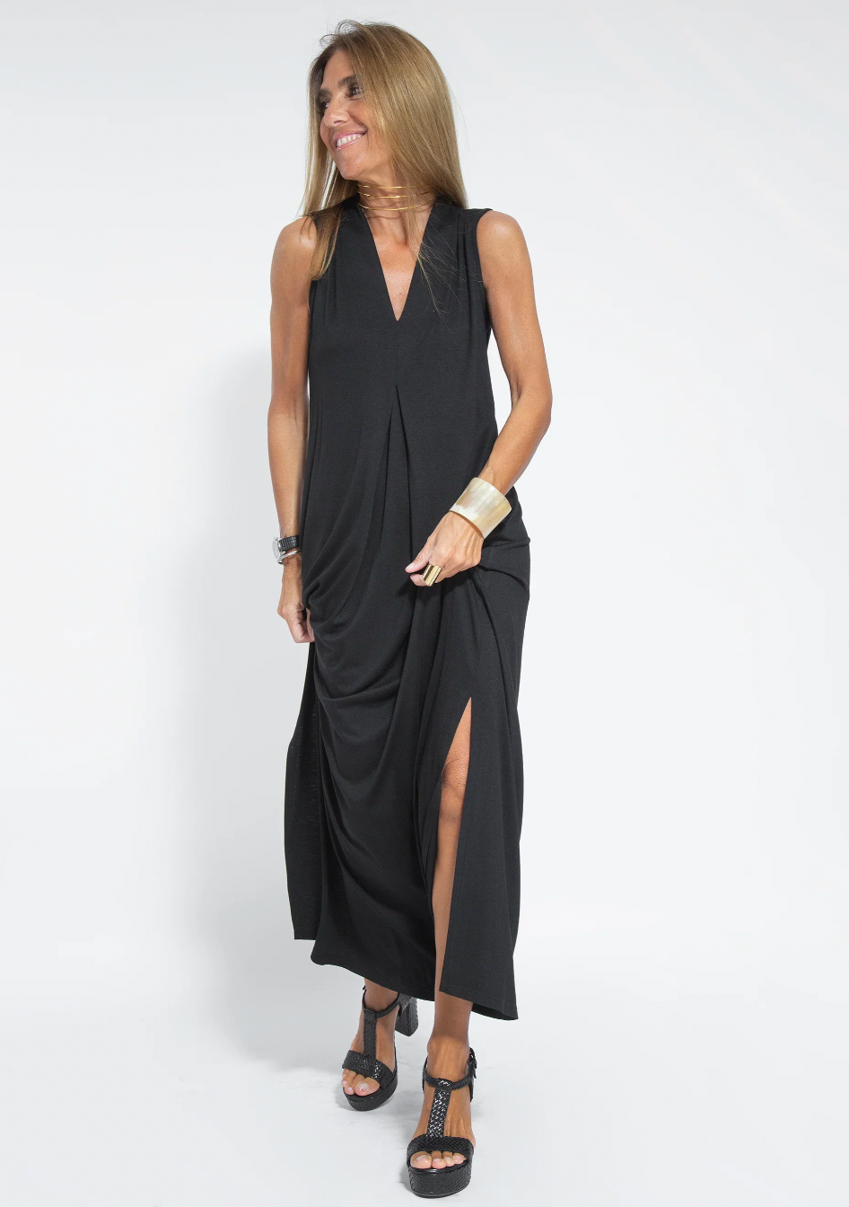Maxi Dress and Cardigan - Women's Loose Fit Long Two-Piece Set for Summer-Grace Aura