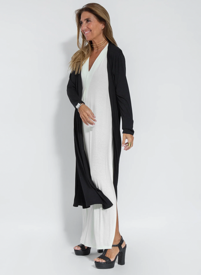 Maxi Dress and Cardigan - Women's Loose Fit Long Two-Piece Set for Summer-Grace Aura