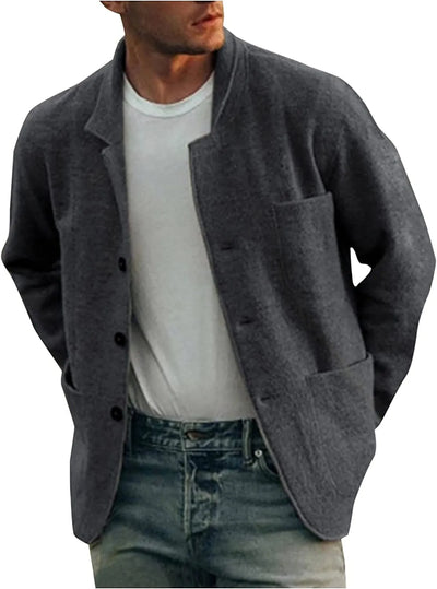Men's Jacket | Casual | Button-Up | Blazer Jacket | Overshirt Jacket-Grace Aura