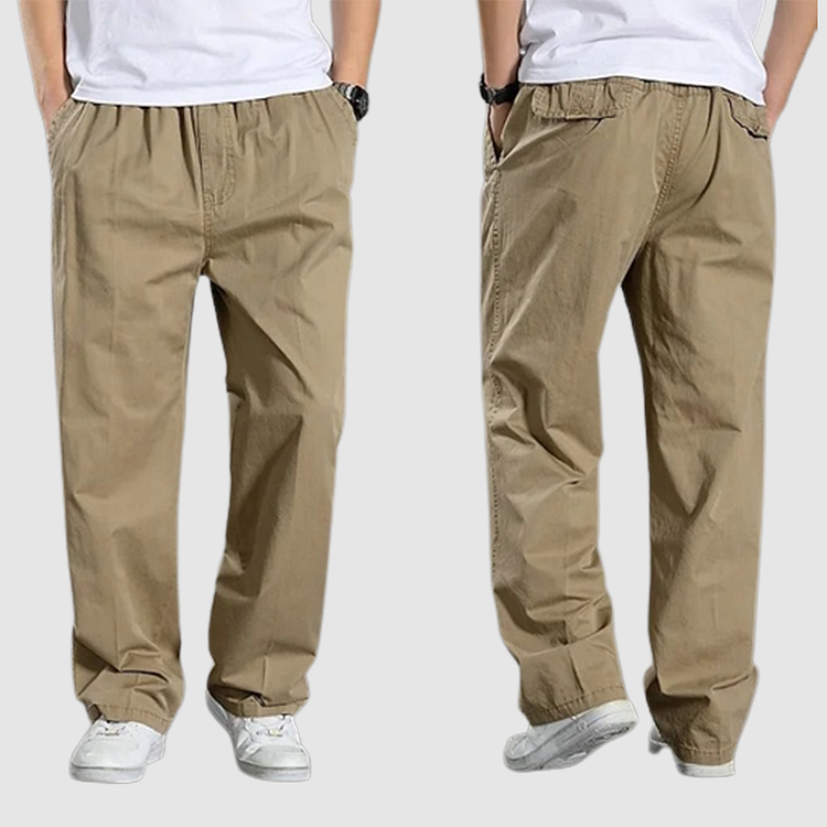 Men's Pants | Loose Fit | Cotton | Cargo Pants | Baggy Pants-Grace Aura