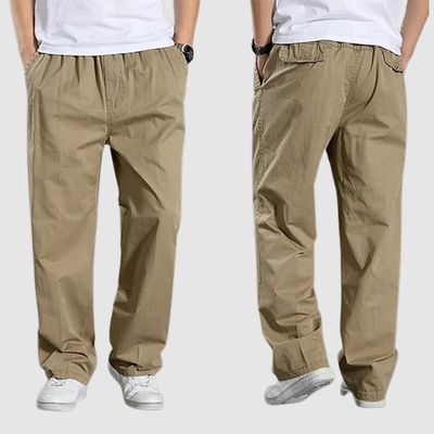 Men's Pants | Loose Fit | Cotton | Cargo Pants | Baggy Pants-Grace Aura