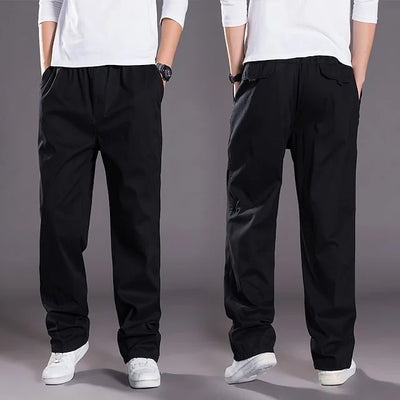 Men's Pants | Loose Fit | Cotton | Cargo Pants | Baggy Pants-Grace Aura