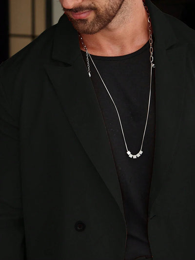 Men's Suit | Relaxed Fit | Pleated Trousers | Blazer and Trouser Set | Mens Two-Piece Set-Grace Aura