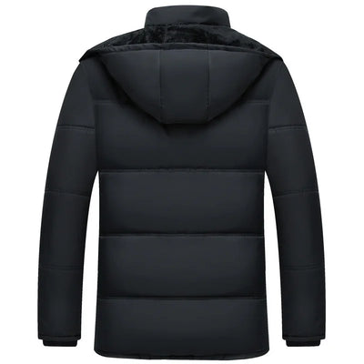 Men's Winter Jacket - Warm - Hooded - Down Jacket - Men's Puffer Jacket-Grace Aura