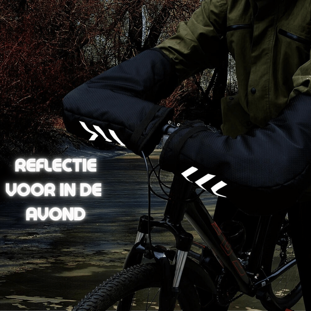 Motorcycle Handlebar Muffs - Waterproof - Reflective - Cycling Gloves - Motorcycle Muffs-Grace Aura