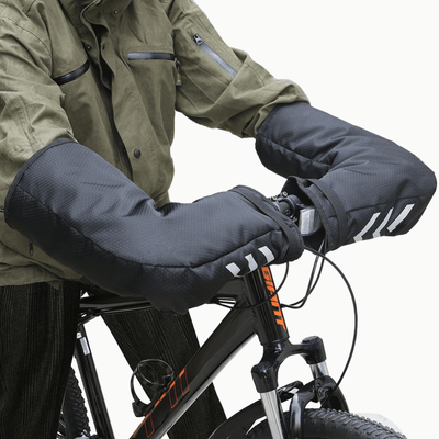 Motorcycle Handlebar Muffs - Waterproof - Reflective - Cycling Gloves - Motorcycle Muffs-Grace Aura
