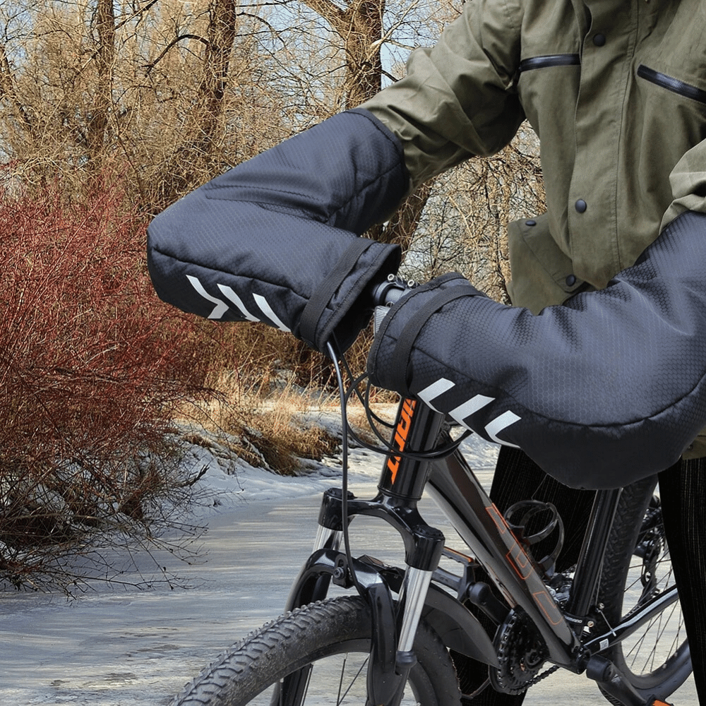 Motorcycle Handlebar Muffs - Waterproof - Reflective - Cycling Gloves - Motorcycle Muffs-Grace Aura
