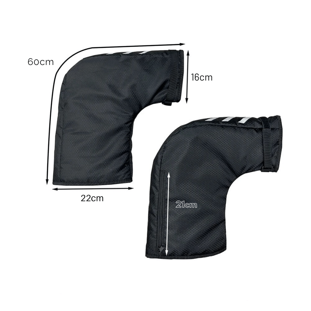 Motorcycle Handlebar Muffs - Waterproof - Reflective - Cycling Gloves - Motorcycle Muffs-Grace Aura
