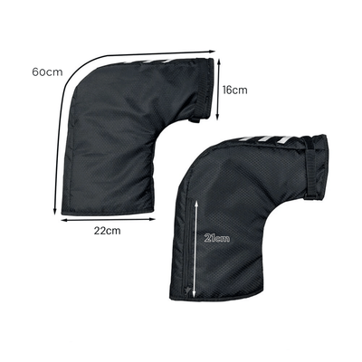 Motorcycle Handlebar Muffs - Waterproof - Reflective - Cycling Gloves - Motorcycle Muffs-Grace Aura