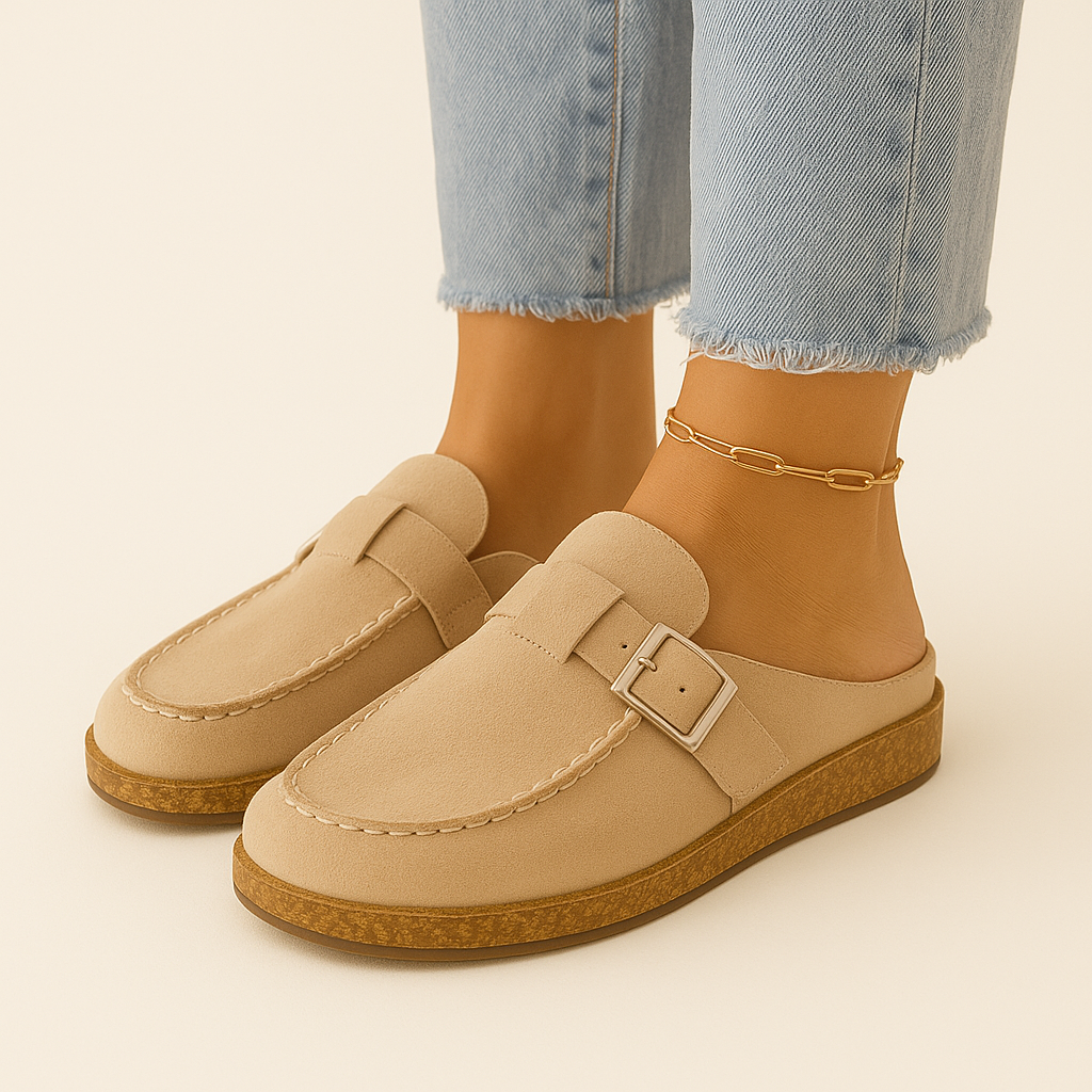 Mules - Women's Slip-On Suede Clogs Slippers-Grace Aura