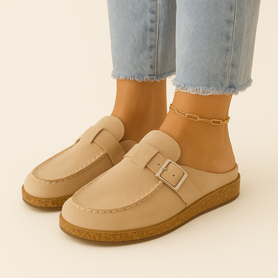 Mules - Women's Slip-On Suede Clogs Slippers-Grace Aura