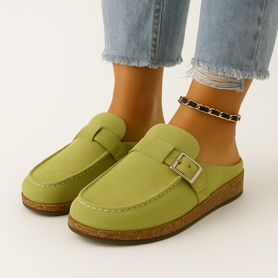 Mules - Women's Slip-On Suede Clogs Slippers-Grace Aura