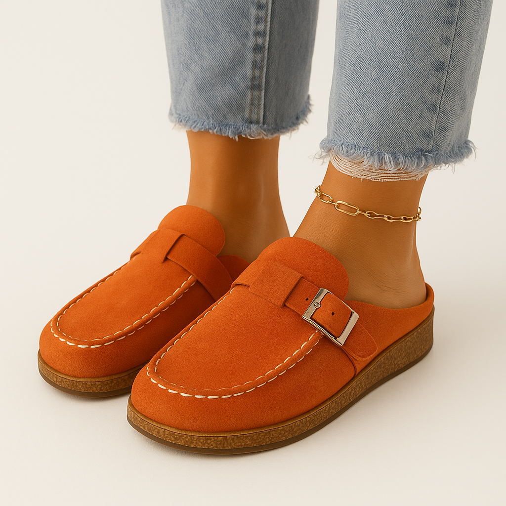 Mules - Women's Slip-On Suede Clogs Slippers-Grace Aura