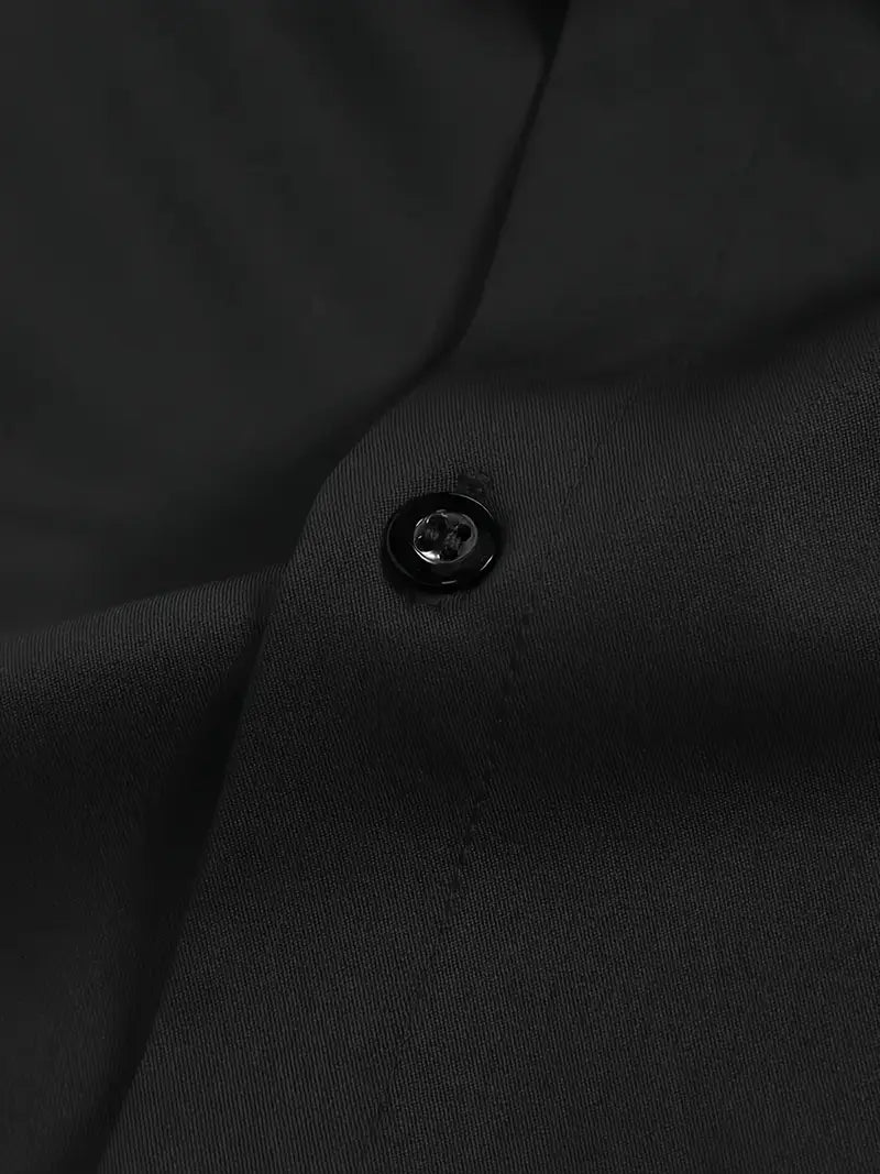 Non Iron Shirt | Wrinkle Free | Slim Fit | Button-Up Shirt | Men's Shirts-Grace Aura