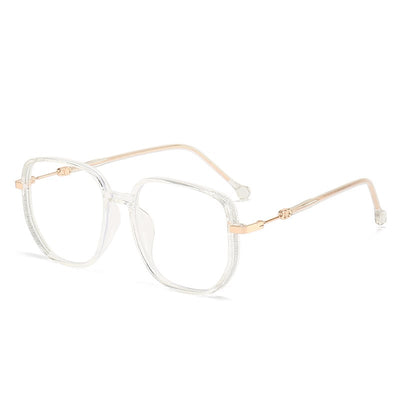 Non-Prescription Glasses | Square | Clear Lensed | Blue Light Blocking Glasses | Women's Glasses-Grace Aura