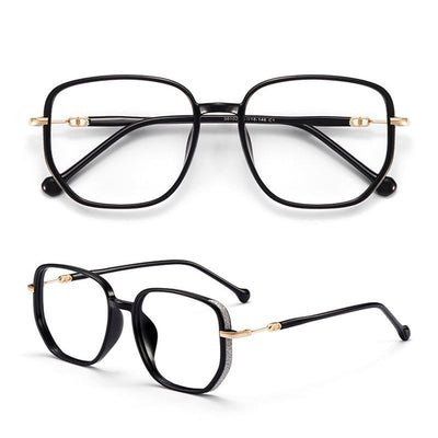 Non-Prescription Glasses | Square | Clear Lensed | Blue Light Blocking Glasses | Women's Glasses-Grace Aura